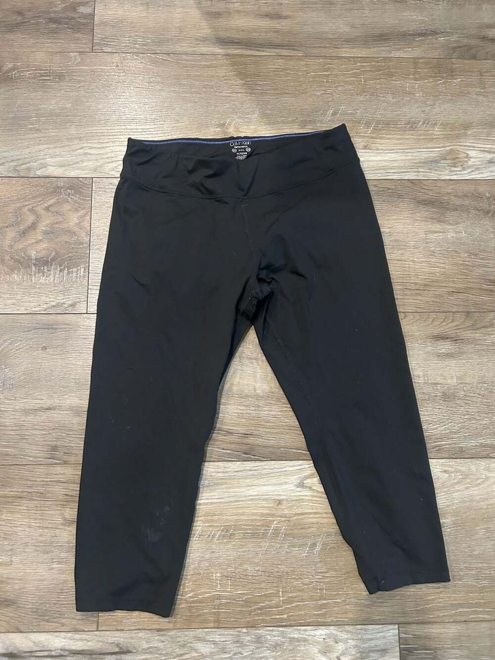 Calvin Klein Performance Wick Capri Leggings Black Size XL
